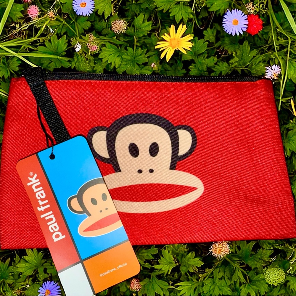 Paul Frank Red Monkey Cosmetic/Charging cables Case